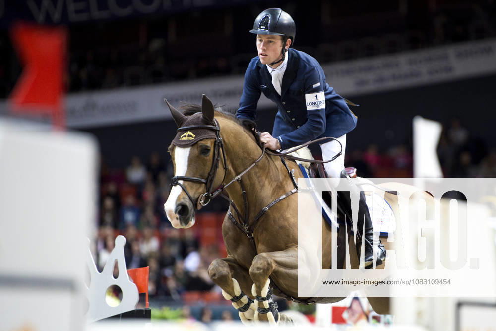 Scott Brash of Great Britain, riding Hello Forever, competes on the second day of the Gothenburg Horse Show on February 26, 2015, in Gothenburg, Sweden