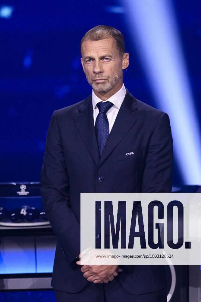 UEFA President, Aleksander Ceferin during the UEFA Champions League 2026 27 League Phase Draw at Grimaldi Forum on August 27, 2026 in Monaco, Monaco. ( ZumaPress UEFA Champions League 2026 27 League Phase Draw - ZUMAm119 20260827_zaf_m119_026
