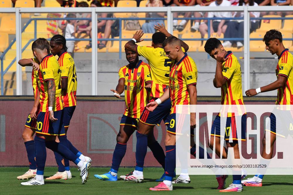 US Lecce s Central Midfielder Lassana Coulibaly (29 US Lecce) celebrates his first goal during the Serie A Enilive matchday 4 match between US Lecce and AC Monza at the Via del Mare Stadium in Lecce, Italy, Sunday, September 13, 2026. (Credit Image: Giovanni Evangelista LaPresse)