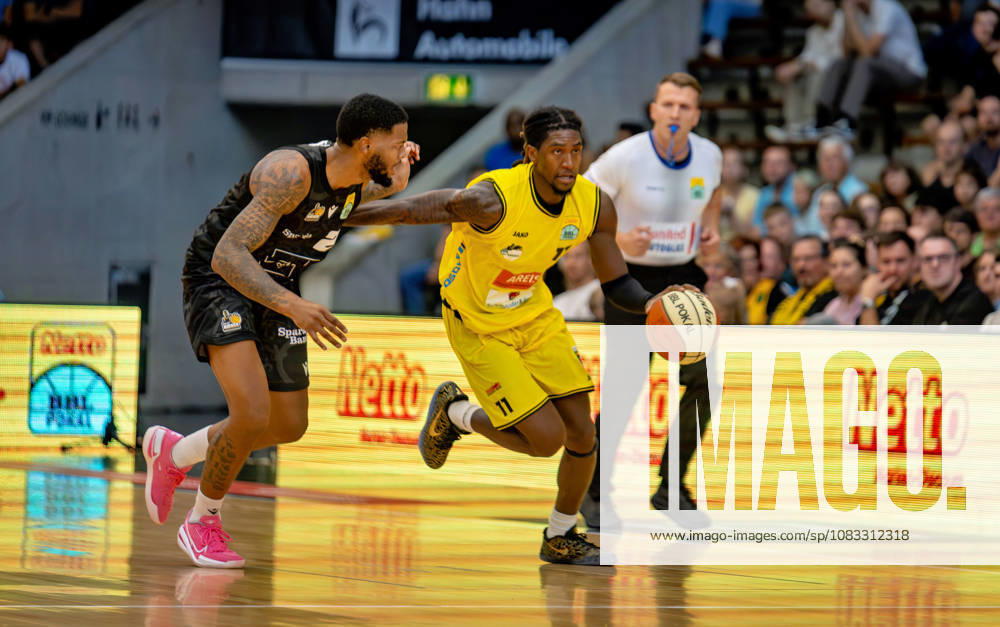 Tyrel Morgan (Kreisbau Kirchheim Knights), 11 vs. David Joplin (MHP Riesen Ludwigsburg), 02 Kreisbau Kirchheim Knights vs. MHP Riesen Ludwigsburg, Basketball, Netto BBL Cup, Cup Game, 2026–2027 Season, September 13, 2026, Kreisbau Kirchheim Knights vs. MHP Riesen Ludwigsburg, Basketball, Netto BBL Cup, Cup Game, 2026–2027 Season, September 13, 2026, Göppingen