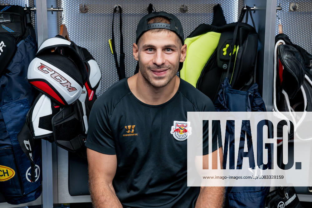 Yasin Ehliz, EHC Red Bull Munich, 42, GER, EHC Red Bull Munich, ice hockey, DEL, Open Locker Room, September 14, 2026. Photo: HMB Media, Heike Feiner