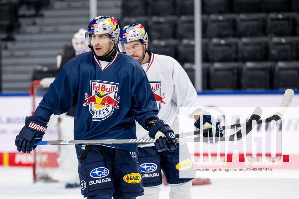 Yasin Ehliz, EHC Red Bull Munich, 42, GER, EHC Red Bull Munich, ice hockey, training session ahead of the start of the DEL season, September 14, 2026. Photo: HMB Media, Heike Feiner