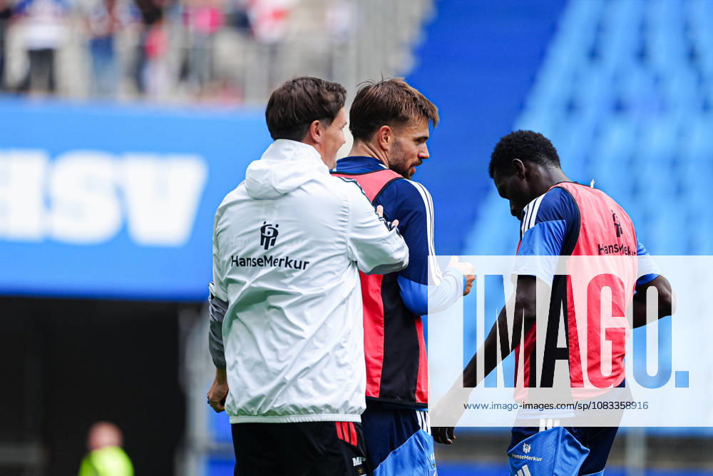 Merlin Polzin, Hamburger SV, Coach; Mario Vuskovic, Hamburger SV, 44, GER; Hamburger SV practice; soccer; Bundesliga 1; 2026–2027 season; September 15, 2026, GER, Hamburger SV training, soccer, Bundesliga 1, 2026–2027 season, September 15, 2026, Hamburg