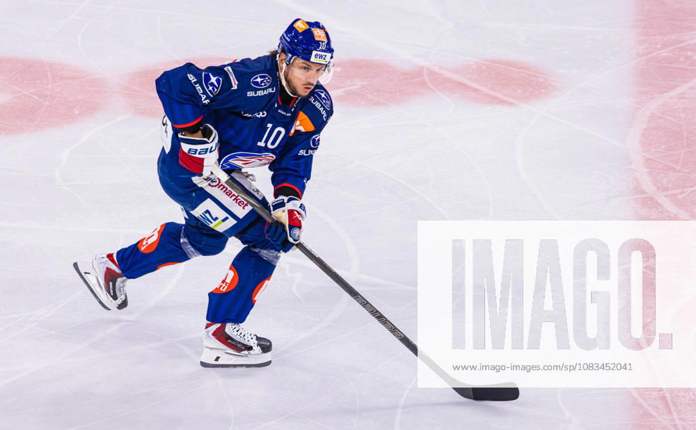 Ice Hockey National League Regular Season: ZSC Lions vs. SC Ber Zurich, Switzerland, September 15, 2026. No. 10 Sven Andrighetto, forward for the ZSC Lions, with the puck