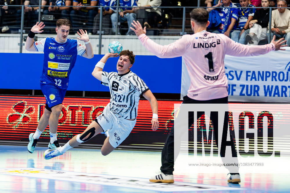 GER, Handball, Men, 2026–2027 Season, Opel 1st Division, Matchday 5, ThSV Eisenach vs. THW Kiel, Rasmus Ankermann (THW Kiel), 99817 Eisenach, Werner Assmann, Halle Am Sportpark, Thuringia, Germany