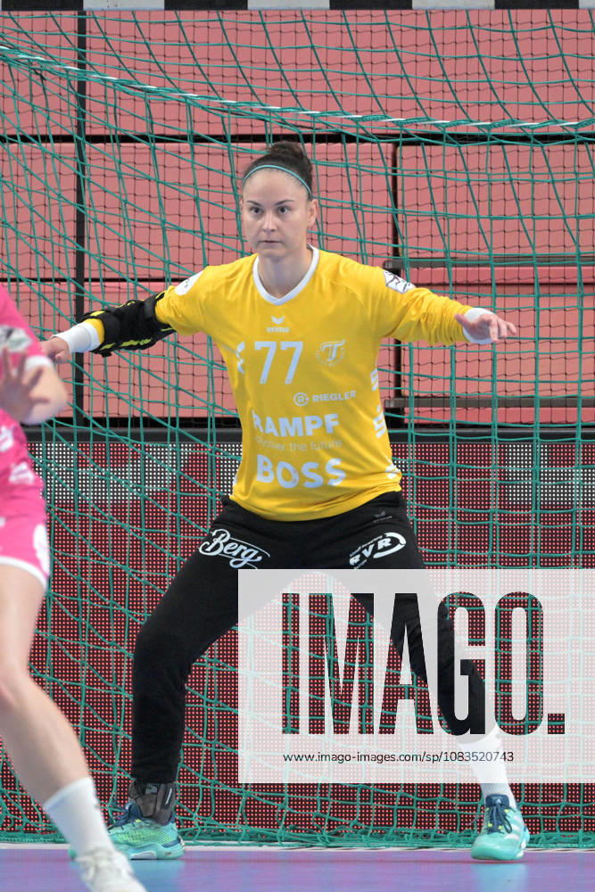 Sara Suba, TusSies Metzingen, No. 77 in goal, TusSies Metzingen vs. Thueringer HC, Handball, Alsco HBF, Matchday 4, 2026–2027 Season, September 19, 2026, TusSies Metzingen vs. Thueringer HC, Handball, Alsco HBF, Matchday 4, 2026–2027 Season, September 19, 2026, Tübingen