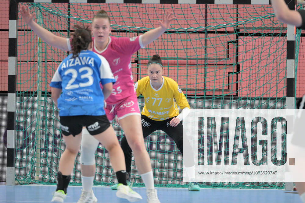 Sara Suba, TusSies Metzingen, 77 in goal; TusSies Metzingen vs. Thueringer HC, Handball, Alsco HBF, Matchday 4, 2026–2027 Season, September 19, 2026, TusSies Metzingen vs. Thueringer HC, Handball, Alsco HBF, Matchday 4, 2026–2027 Season, September 19, 2026, Tübingen