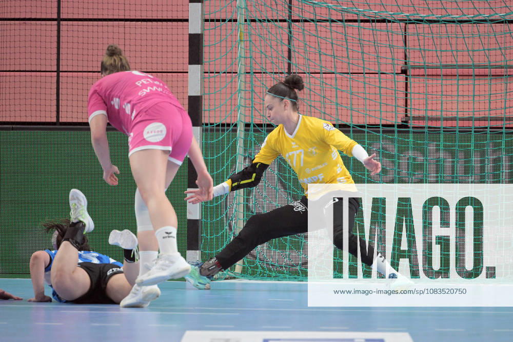 Sara Suba, TusSies Metzingen, 77 in goal; TusSies Metzingen vs. Thueringer HC, Handball, Alsco HBF, Matchday 4, 2026–2027 Season, September 19, 2026, TusSies Metzingen vs. Thueringer HC, Handball, Alsco HBF, Matchday 4, 2026–2027 Season, September 19, 2026, Tübingen