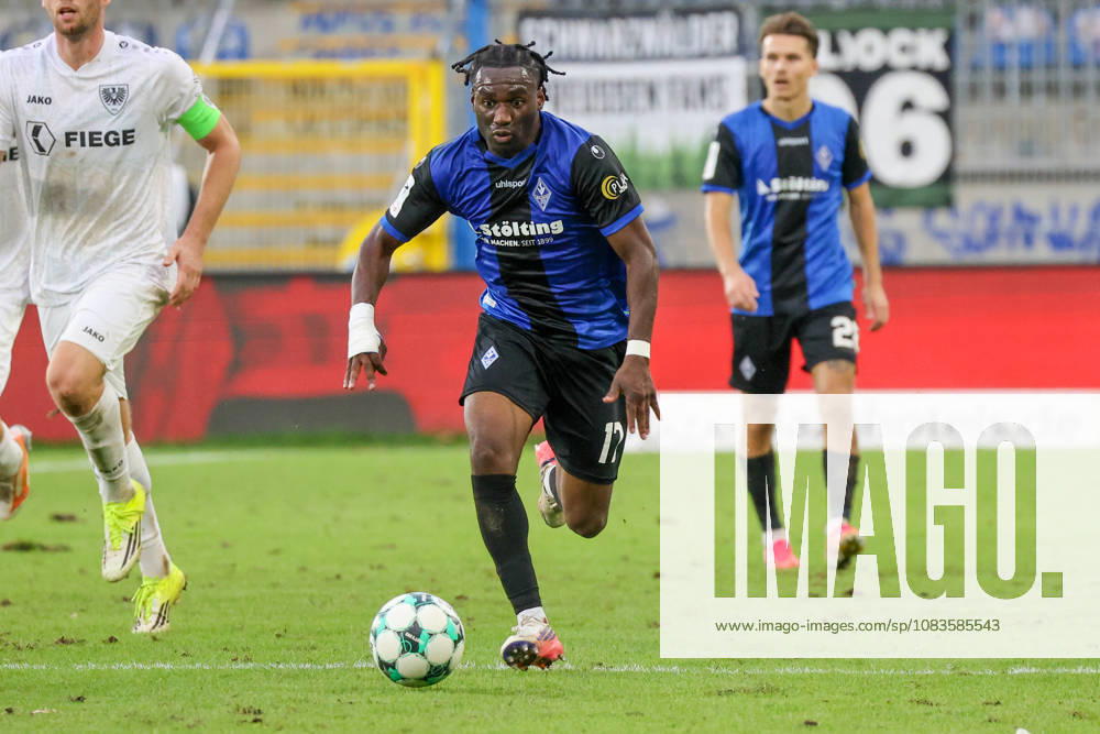 Darnell Keumo, SV Waldhof Mannheim, 17, Soccer 3rd Division, Matchday 7, SV Waldhof Mannheim vs. SC Preußen Münster on September 20, 2026, at Carl Benz Stadium in Mannheim, Germany, 2026, Franz Reindel, Mannheim, Carl Benz Stadium, Germany