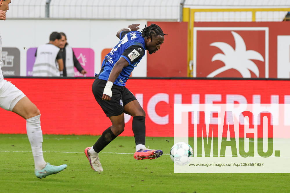 Darnell Keumo, SV Waldhof Mannheim, 17th Soccer 3rd Division, Matchday 7, SV Waldhof Mannheim vs. SC Preußen Münster on September 20, 2026, at Carl Benz Stadium in Mannheim, Germany, 2026; Franz Reindel, Mannheim, Carl Benz Stadium, Germany