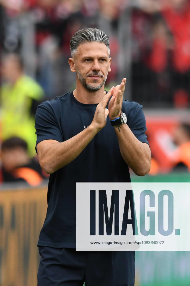 Coach Martin Demichelis of RB Leipzig cheers on his team. GER, Bayer 04 Leverkusen vs. RB Leipzig, Soccer, Bundesliga, Matchday 4, 2026–2027 season, September 20, 2026 DFL regulations prohibit any use of photographs as image sequences and or quasi-video GER, Bayer 04 Leverkusen vs. RB Leipzig, Soccer, Bundesliga, Matchday 4, 2026–2027 season, September 20, 2026, Leverkusen