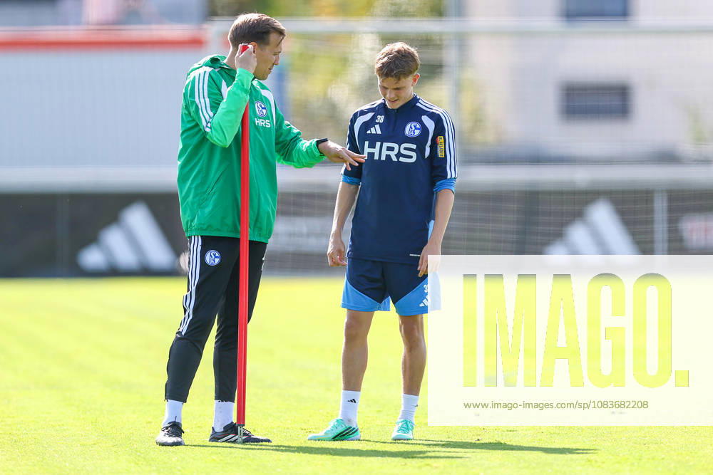 Soccer, FC Schalke 04 practice Luca Vozar FC Schalke 04 Gelsenkirchen FC Schalke 04 training facility NRW Germany xRHR PHOTO YYx