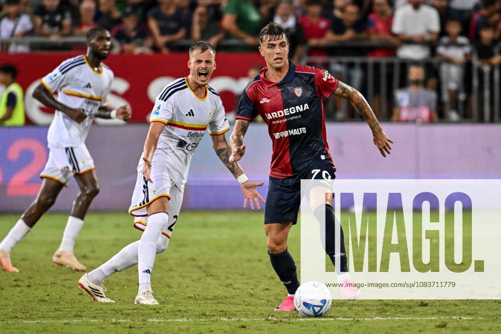 IPA88905017 - Daniel Maldini of Cagliari Calcio during the Cagliari Calcio vs. US Lecce match in the Italian Serie A soccer league in Cagliari, Italy, on September 7, 2026