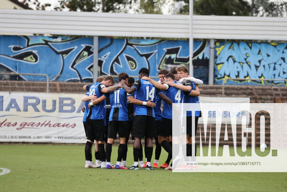 SV Waldhof Mannheim Team: Pre-Match Motivation for the Soccer Friendly Match, SV Waldhof Mannheim vs. SV 07 Elversberg on September 24, 2026, at Seppl Herberger Stadium in Mannheim, Germany; Seppl Herberger Stadium, Mannheim, Germany