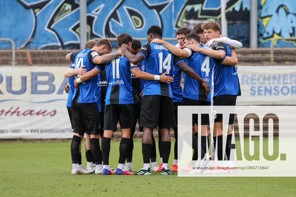 SV Waldhof Mannheim Team: Pre-Match Motivation for the Soccer Friendly Match, SV Waldhof Mannheim vs. SV 07 Elversberg on September 24, 2026, at Seppl Herberger Stadium in Mannheim, Germany; Seppl Herberger Stadium, Mannheim, Germany