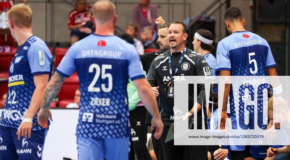 Germany, Stuttgart, DHB Cup 2026–2027 Season, TVB Stuttgart vs. HC Erlangen, TVB Coach Misha Kaufmann