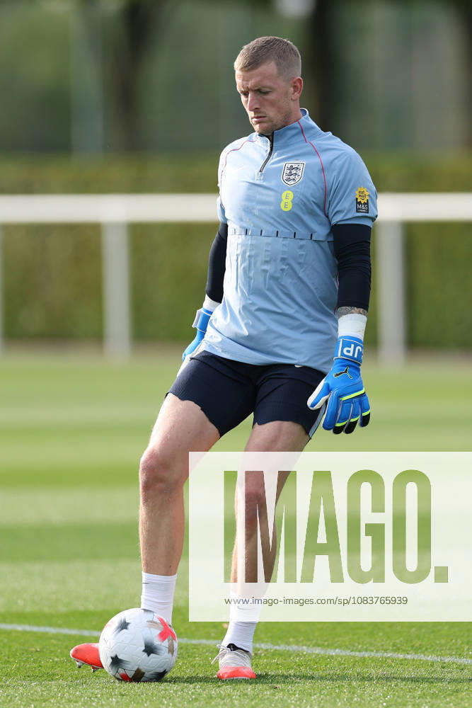 England MD-1 Training, Nations League Jordan Pickford of England during the England MD-1 training session ahead of the 2026 27 UEFA Nations League Group A3 match vs Spain, Tottenham Hotspur Training Ground, Enfield, England on 25 September 2026 Credit: Tiego Grenho Every Second Media Editorial use only. All images are copyright Every Second Media Limited. No images may be reproduced without prior permission.
