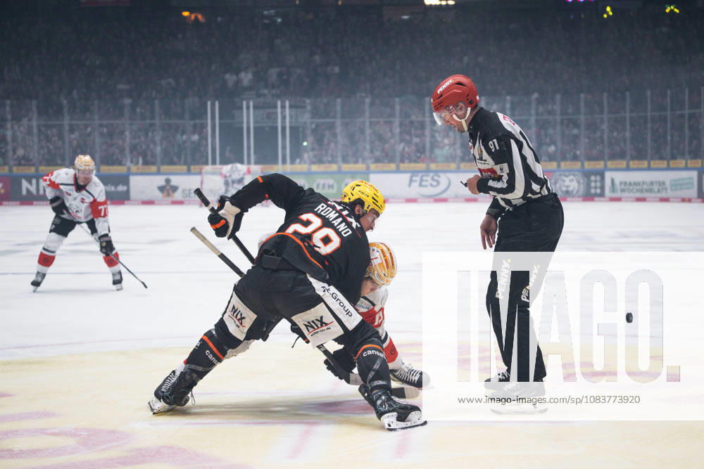 Anthony Romano Loewen Frankfurt, 29 GER, Loewen Frankfurt vs. Nuremberg Ice Tigers, ice hockey, Penny DEL, Matchday 3, 2026–2027 season, September 25, 2026 Eibner Press Photo Attila Ziga GER, Loewen Frankfurt vs. Nuremberg Ice Tigers, Ice Hockey, Penny DEL, Matchday 3, 2026–2027 Season, September 25, 2026 Frankfurt