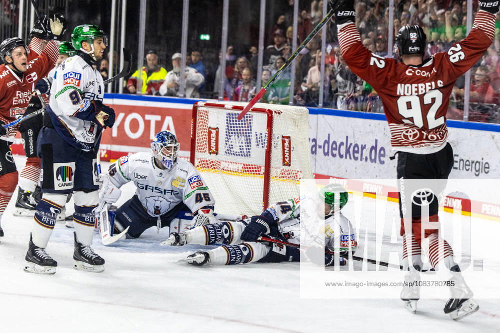 Former Berlin player Marcel Noebel of the Koelner Haie, 92, after scoring the goal that made the score 4–5 in the Koelner Haie vs. Eisbaeren Berlin game, ice hockey, Penny DEL, Matchday 03, 2026–2027, September 25, 2026, Cologne Sharks vs. Eisbären Berlin, ice hockey, Penny DEL, Matchday 03, 2026–2027, September 25, 2026, Cologne