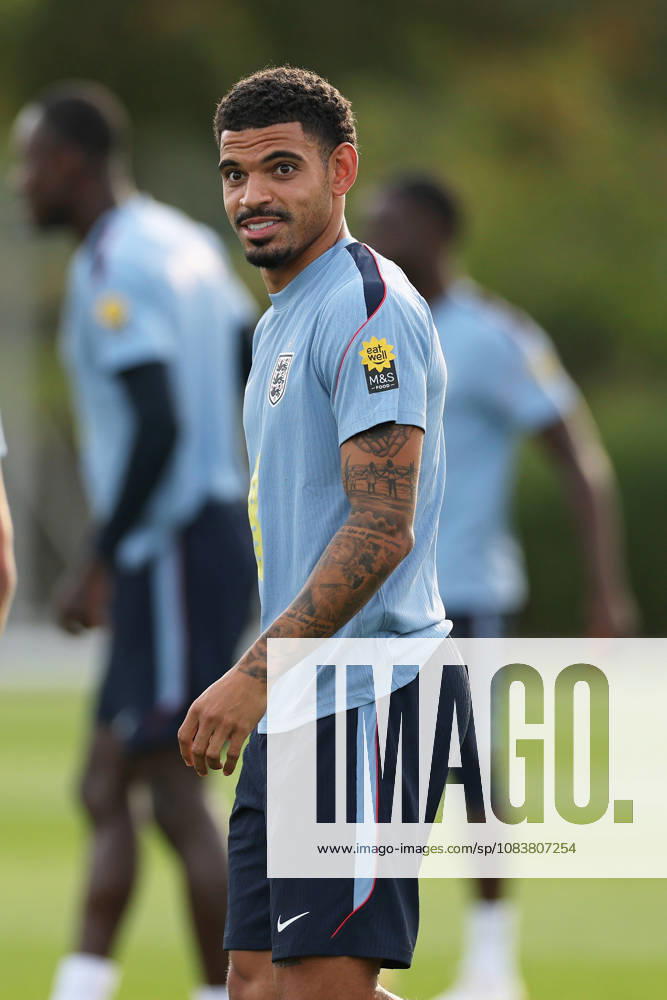 England MD-1 Training, Nations League Morgan Gibbs-White of England reacts during the England MD-1 training session ahead of the 2026 27 UEFA Nations League Group A3 match vs Spain, Tottenham Hotspur Training Ground, Enfield, England on 25 September 2026 Credit: Tiego Grenho Every Second Media Editorial use only. All images are copyright Every Second Media Limited. No images may be reproduced without prior permission.