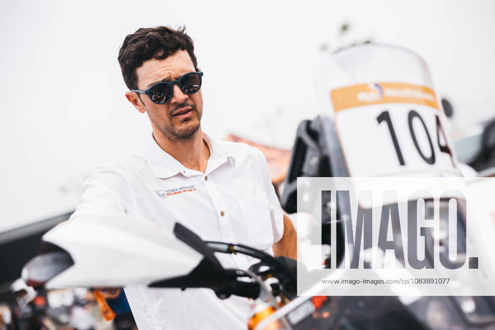 W2RC - RALLYE DU MAROC 2026 BONELLO Anthony (can), Nomadik and Co, KTM 450 Rally Factory Replica, FIM W2RC, Rally 2, portrait during the Scrutineering of the Rallye du Maroc 2026, 4th round of the 2026 WR2C Championship from September 26 to 27, 2026 in Agadir, Morocco - AgadirMorocco