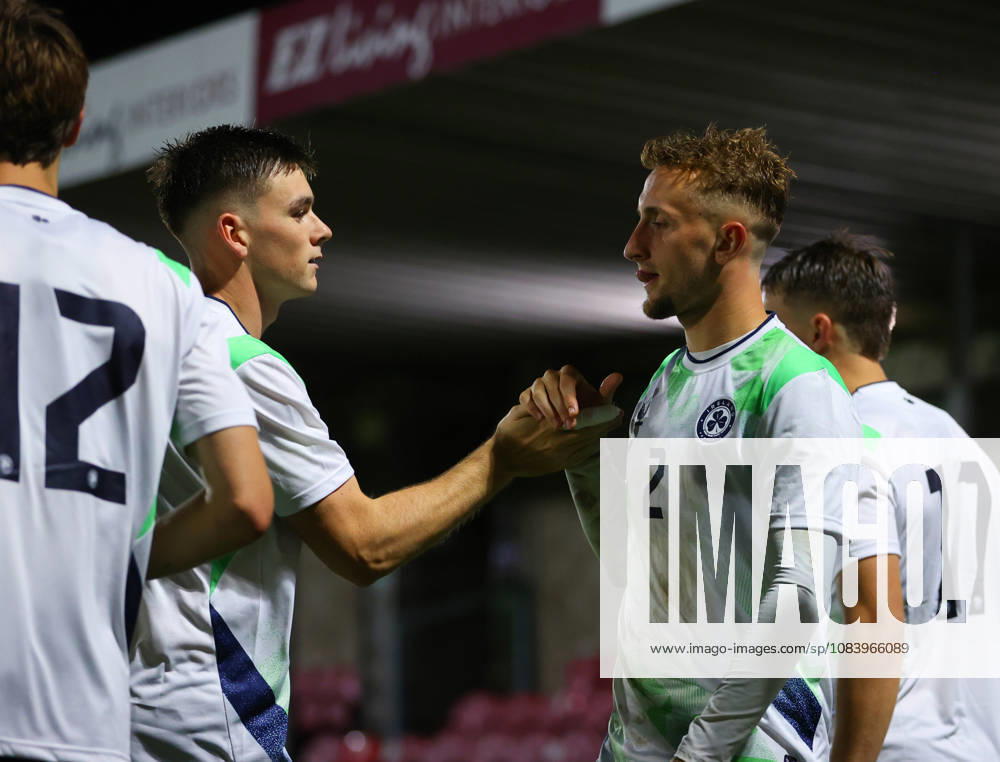 2027 UEFA Under 21 European Qualifier, Munster FA Turner s Cross, Cork 29 9 2026 Republic of Ireland U21, U 21 vs Kazakhstan U21 Ireland s Sam Curtis celebrates with team mates after he scores his sides 3rd goal of the match Sam Curtis celebrates with team mates after he scores his sides 3rd goal of the match 29 9 2026