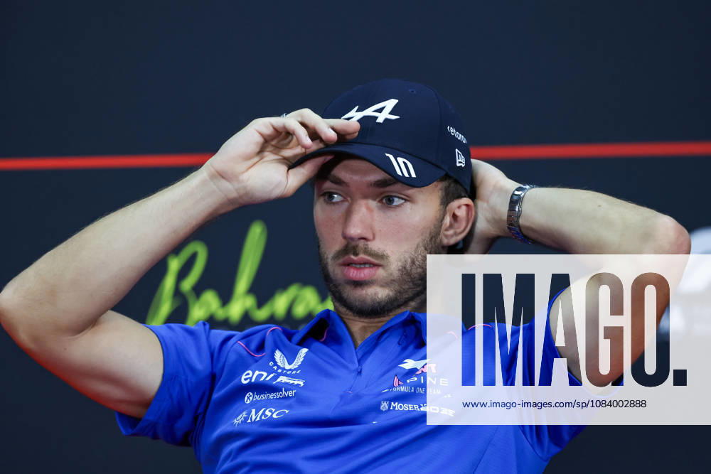 SEPANG, SGR - OCTOBER 01: Pierre Gasly of France and BWT Alpine F1 Team during the Thursday pre-event press conference, PK, Pressekonferenz of the Formula 1 Gulf Air Bahrain Grand Prix on October 01, 2026 held at Sepang International Circuit in Sepang, Malaysia. (Photo by Hazrin Yeob Men Shah Icon Sportswire) AUTO: OCT 01 F1 Bahrain Grand Prix in Malaysia Icon3782610012338