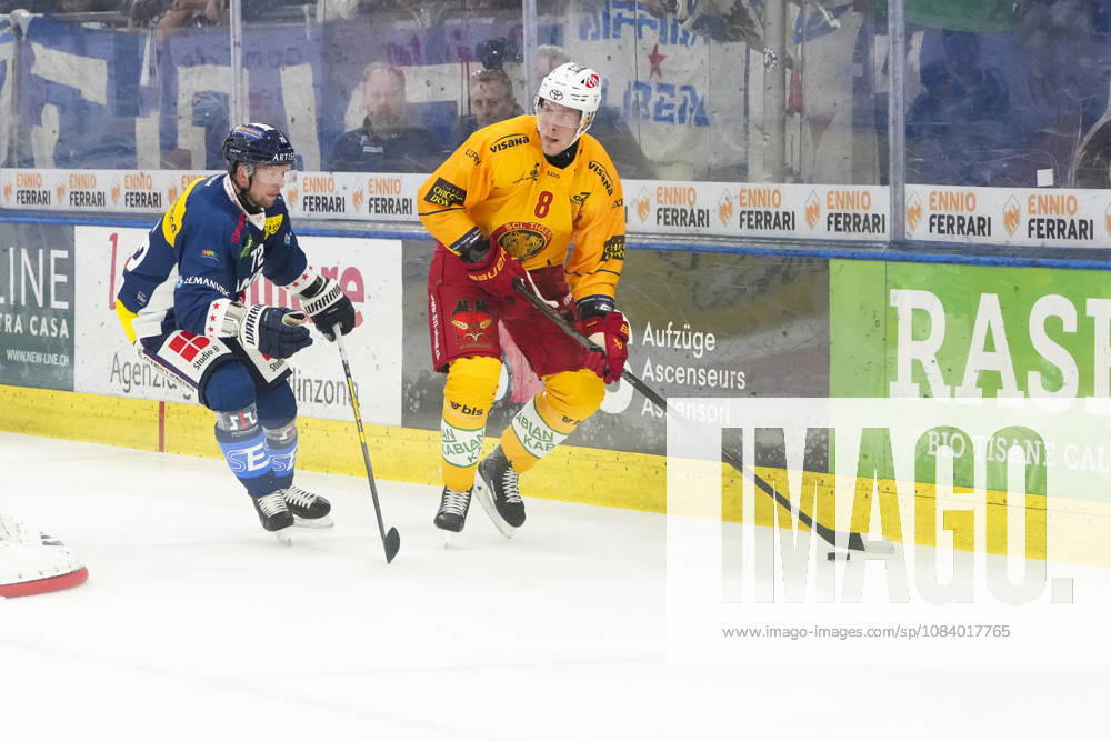 Quinto, Gottardo Arena, NL HC Ambrì Piotta vs. SCL Tigers 8 Saku Maenalanen Tigers in action Quinto Gottardo Arena Ticino Switzerland