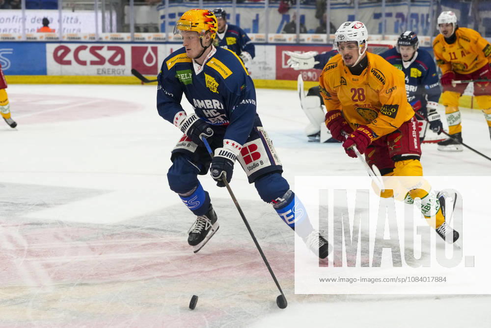 Quinto, Gottardo Arena, NL HC Ambri Piotta vs. SCL Tigers Top Scorer Roby Jarventie Ambri Quinto Gottardo Arena Ticino Switzerland