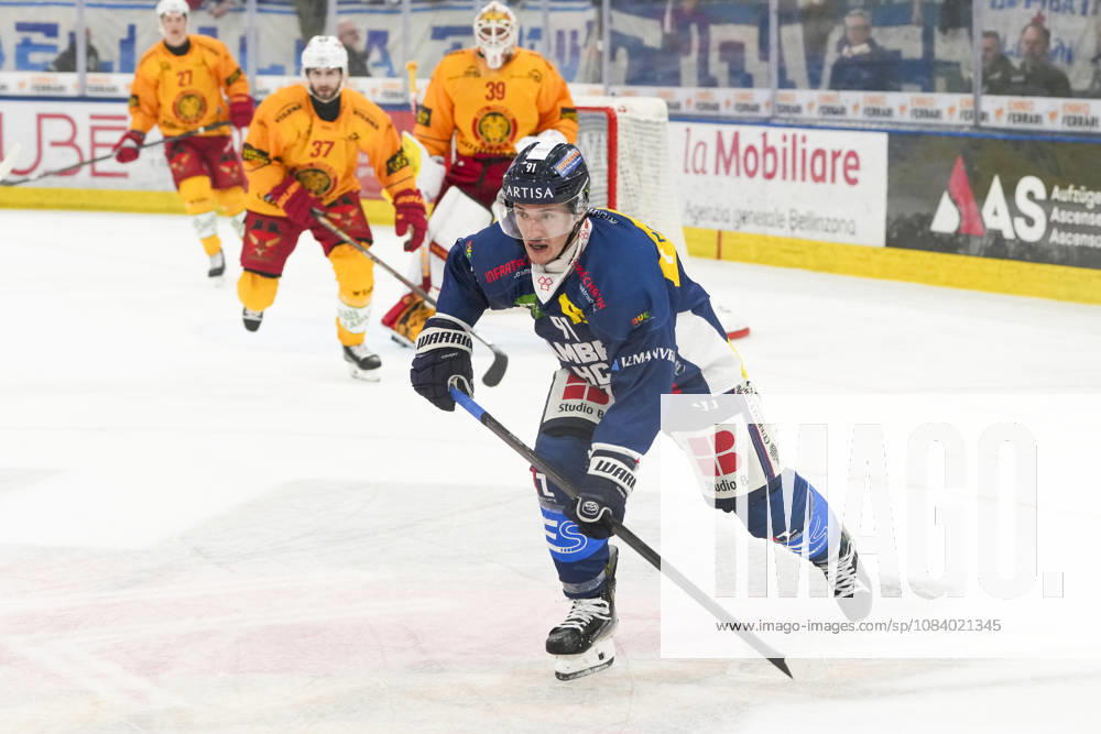 Quinto, Gottardo Arena, NL HC Ambri Piotta vs. SCL Tigers 91 Petr Kodytek Ambri Quinto Gottardo Arena Ticino Switzerland
