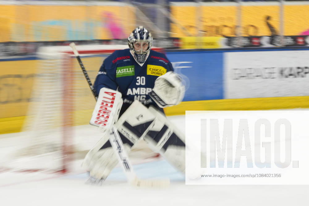 Quinto, Gottardo Arena, NL HC Ambri Piotta vs. SCL Tigers 30, goaltender Philip Wuthrich, Ambri Quinto, Gottardo Arena, Ticino, Switzerland
