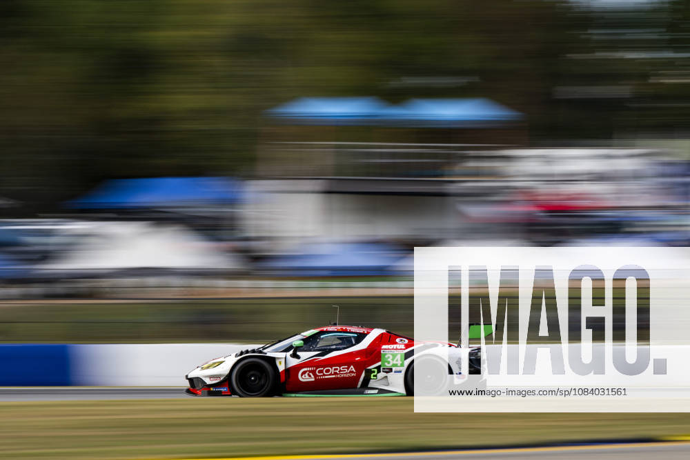 AUTO - IMSA - PETIT LE MANS 2026 34 COSTA Albert (esp), PATRESE Lorenzo (ita), UDELL Alec (usa), Conquest Racing, Ferrari 296 GT3 Evo, action during the 2026 Motul Petit Le Mans, 11th round of the 2026 IMSA WeatherTech SportsCar Championship, from October 1 to 3, 2026 on the Michelin Raceway Road Atlanta in Braselton, Georgia, United States of America - BraseltonUnited States