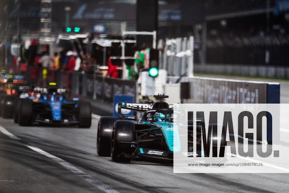2026 Formula One Bahrain Grand Prix Sepang Circuit, Kuala Lumpur, Malaysia. 3.October.2026; George Russell of Great Britain and Mercedes-AMG PETRONAS F1 Team during qualifying Formula One Bahrain Grand Prix Kuala Lumpur Sepang Circuit Malaysia