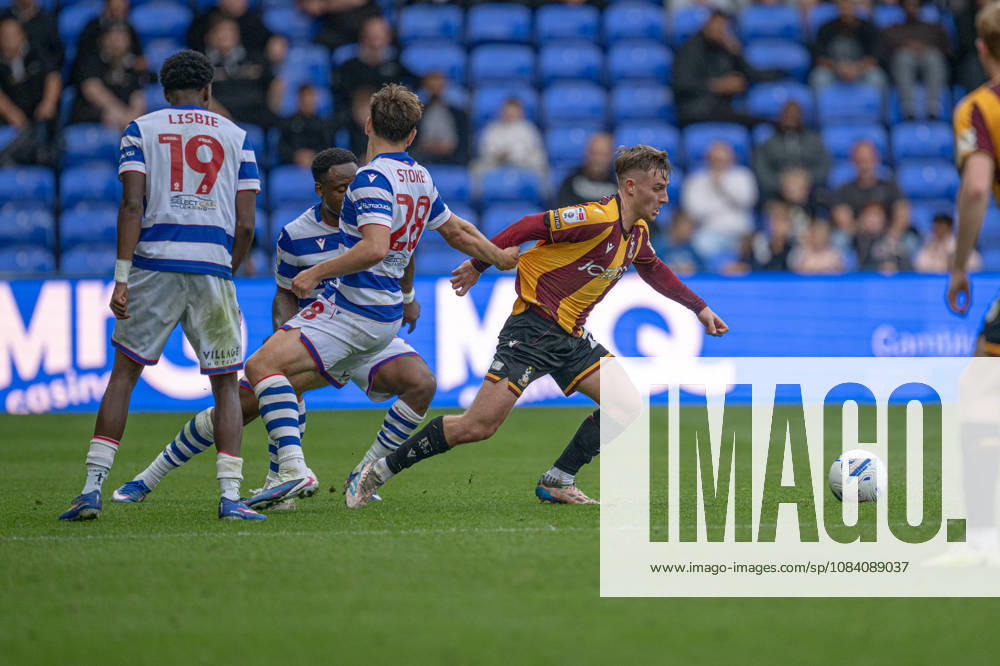 Reading v Bradford City, EFL Sky Bet League 1 Bobby Pointon of Bradford City during the EFL Sky Bet League 1 match between Reading and Bradford City at the Select Car Leasing Stadium, Reading, UK on 3 October 2026. Reading Select Car Leasing Stadium Berkshire UK Editorial use only DataCo restrictions apply See www.football-dataco.com ,