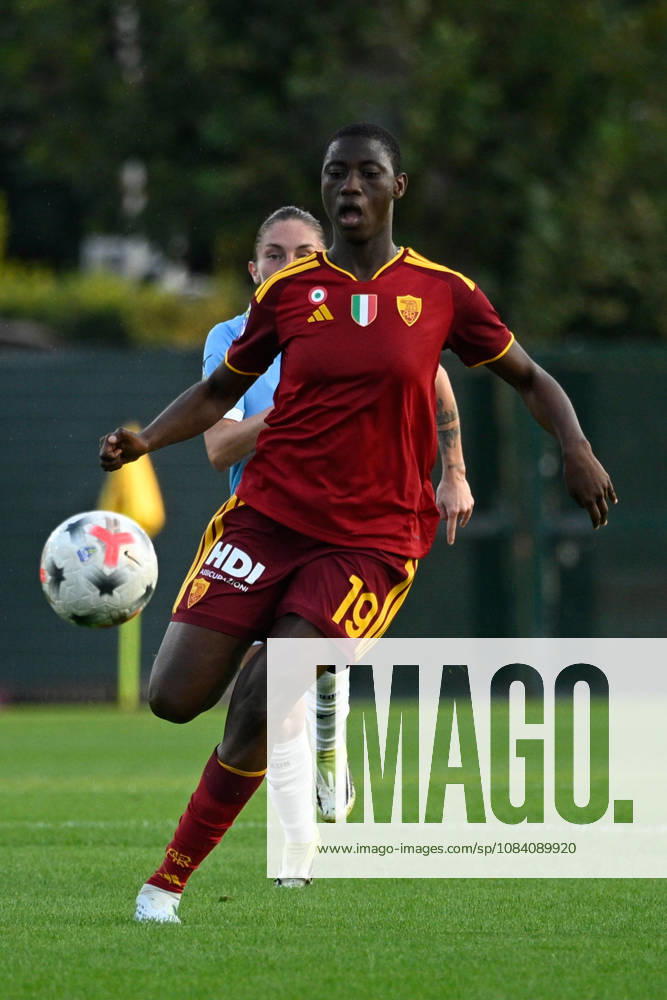IPA89266069 - Shukurat Damilola Oladipo of A.S. Roma Femminile during the Serie A Women s match between A.S. Roma Femminile and Lazio Women at Tre Fontane Stadium in Rome on October 3, 2026.