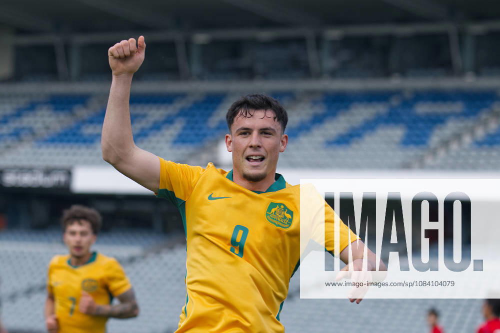 Medin Merneti of Australia football team seen during the U23 International Friendlies match between Australia and Korea Republic held at polytec Stadium. Final score; Australia 1:2 Korea Republic. Australia Vs Korea Republic In Gosford - 03 Oct 2026 - ZUMAs197 20261003_aaa_s197_142