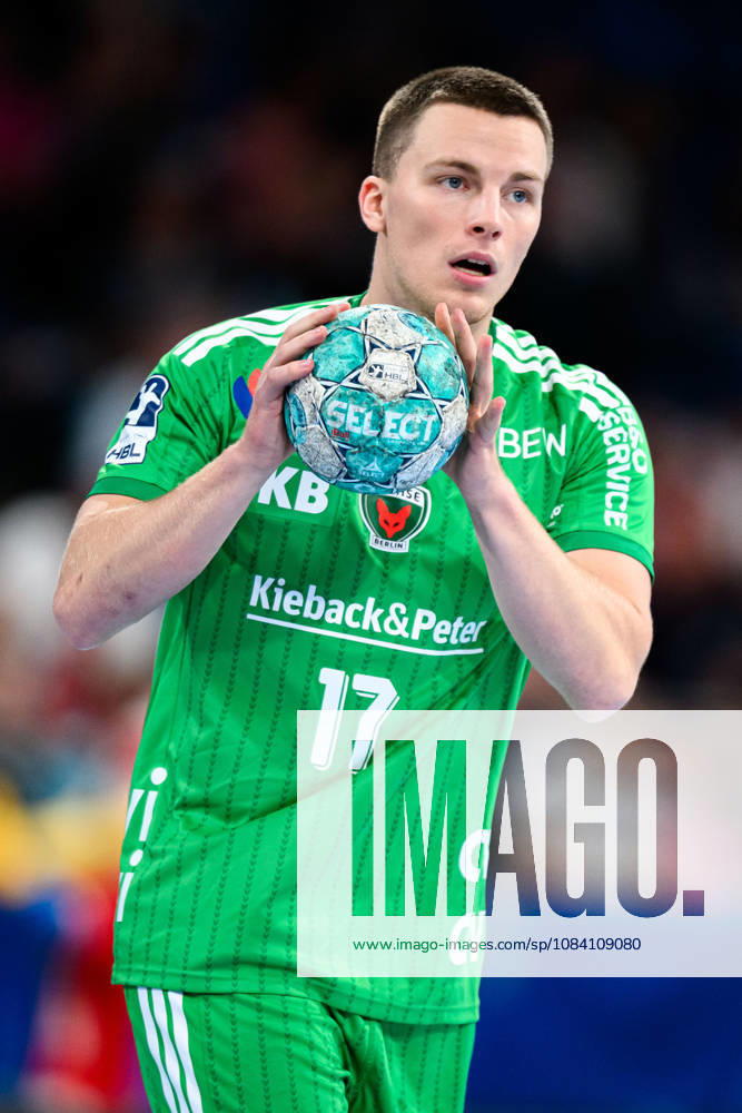 Bietigheim HBL 26 27 SG BBM Bietigheim Fuechse Berlin Nils Lichtlein Berlin Single Image Cutout Bietigheim Bissingen Egetrans Arena Baden-Württemberg Germany