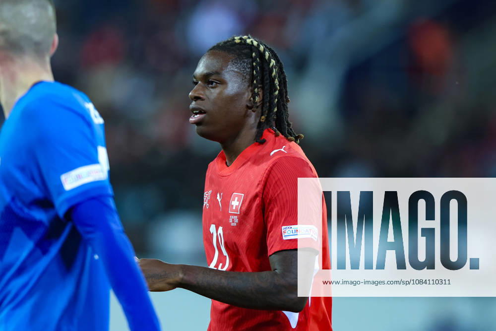 Winsley Boteli (19 Switzerland) during the UEFA Nations League match between Switzerland and Slovenia at thermoplan arena on October 3, 2026 in Lucerne, Switzerland.