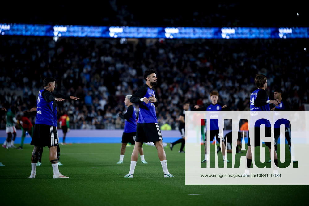 Argentina team seen during the match between Argentina and Burkina Faso at Monumental Stadium, in Buenos Aires, Argentina International Friendly, Länderspiel, Nationalmannschaft Match - ZUMAt163 20261003_zsp_t163_002