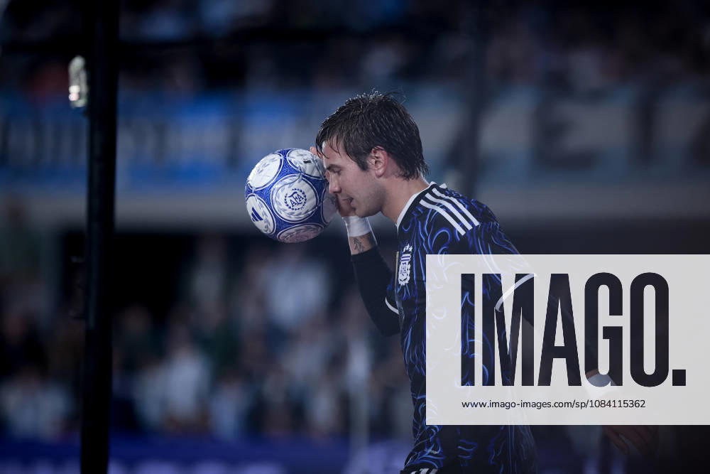 Franco Mastantuono of Argentina seen during the match between Argentina and Burkina Faso at Monumental Stadium, in Buenos Aires, Argentina International Friendly, Länderspiel, Nationalmannschaft Match - ZUMAt163 20261003_zsp_t163_012