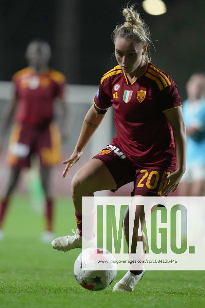 Romas Giada Greggi during the Serie A Women soccer match between Roma and Lazio at the Rome s Tre Fontane stadium, Italy - Saturday October 3, 2026 - Soccer ( Photo by Alfredo Falcone LaPresse )
