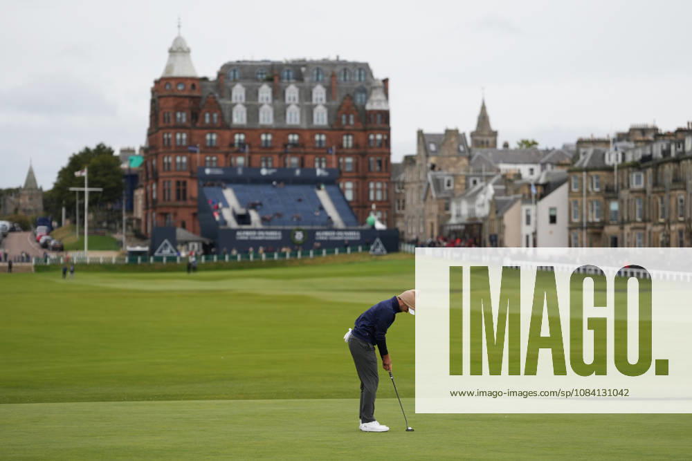 4th October 2026; Old Course at St Andrews, St Andrews, Scotland; DP World Tour Golf, Alfred Dunhill Links Championship, Final Day; Thomas Detry putts makes a birdie putt on the 1st hole AlecxBrown
