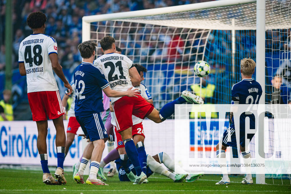 Friendly Match: Hamburger SV vs. FC Copenhagen, October 4, 2026 GOAL, CELEBRATION by Nicolai Remberg (Hamburger SV), 21–2 0 Soccer, Friendly Match: Hamburger SV vs. FC Copenhagen on October 4, 2026 at the Volksparkstadion, Hamburg. DFL regulations prohibit any use of photographs as image sequences and or quasi-video.