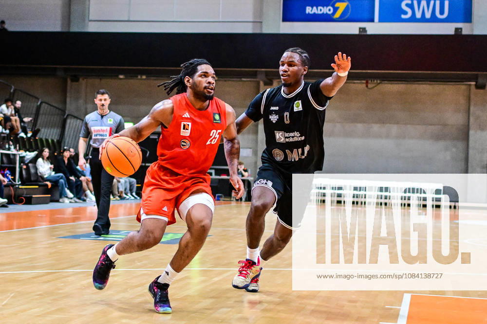 GER, Basketball, Men s, 2nd Division ProA, 2026–2027 Season, Matchday 3, OrangeAcademy vs. MHP Academics Heidelberg CJ Anthony Jr. (OrangeAcademy), 25, Charles Tyrone Harris Jr. (Heidelberg), 0 Neu Ulm Orange Campus Bavaria, Germany