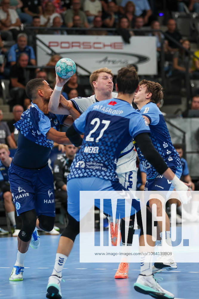 Lukas Hutecek, TBV Lemgo Lippe, 2 GER, TVB Stuttgart vs. TBV Lemgo Lippe, Handball, Opel Handball Bundesliga, Matchday 6, 2026–2027 Season, October 4, 2026, GER, TVB Stuttgart vs. TBV Lemgo Lippe, Handball, Opel Handball Bundesliga, Matchday 6, 2026–2027 season, October 4, 2026, Stuttgart