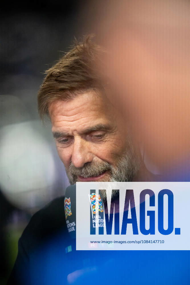 Jurgen Klopp seen during UEFA Nations League Division A game between National Teams of Greece and Germany (Jacek Prondzynski Ball Raw Images) Thessaloniki Greece, Thessaloniki Greece