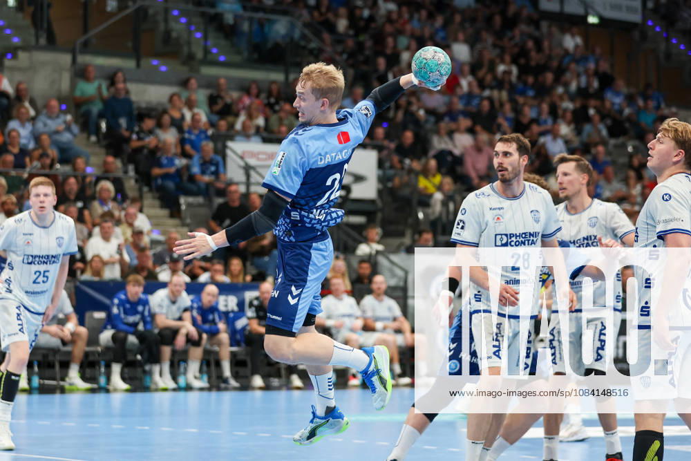 Torben Matzken, TVB Stuttgart, 22 GER, TVB Stuttgart vs. TBV Lemgo Lippe, Handball, Opel Handball Bundesliga, Matchday 6, 2026–2027 Season, October 4, 2026 GER, TVB Stuttgart vs. TBV Lemgo Lippe, Handball, Opel Handball Bundesliga, Matchday 6, 2026–2027 season, October 4, 2026 Stuttgart