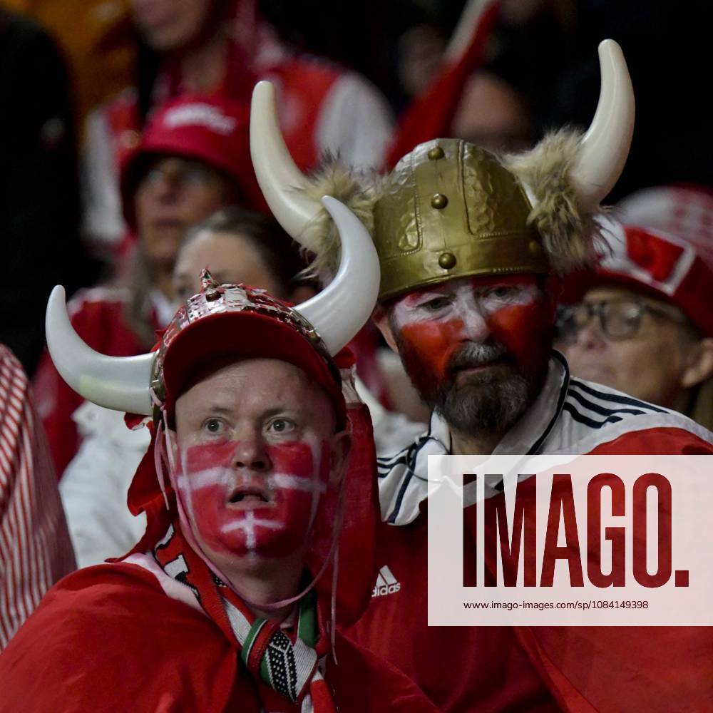 Football - 2026 2027 UEFA Nations League - League A, Group Four: Wales vs. Denmark - Cardiff City Stadium - Sunday 4th October 2026 denmark fan in viking helmet colorsport winston bynorth