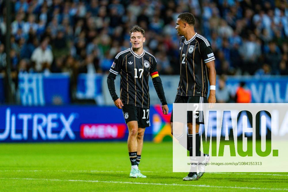 Nations League, Group A, Matchday 4, Greece vs. Germany at Toumba Stadium in Thessaloniki Florian Wirtz (Germany) Malick Thiaw (Germany)