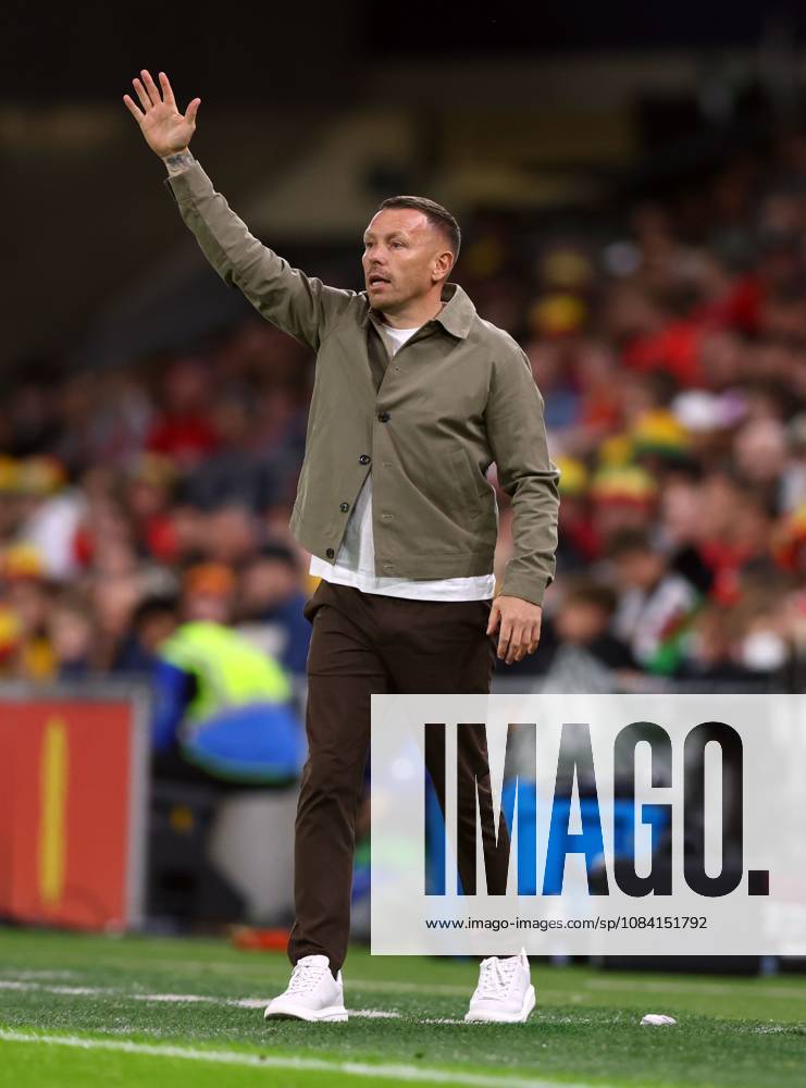 Wales manager Craig Bellamy gestures on the touchline Wales v Denmark, UEFA Nations League, Football, Cardiff City Stadium, Cardiff, UK - 04 Oct 2026Cardiff Cardiff City Stadium United Kingdom